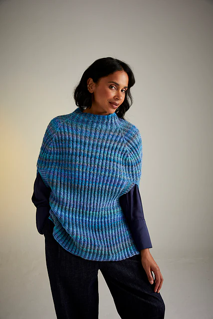 10721 Bellfolower Poncho by Sirdar - Image 2