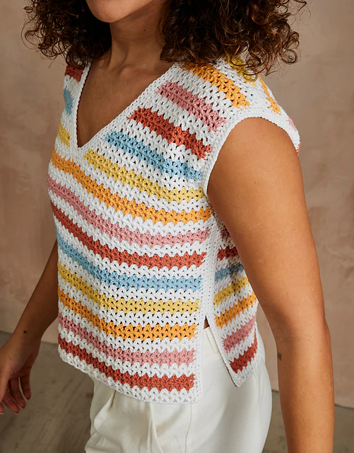 10745 Soft Skyline Top by Sirdar - Image 4