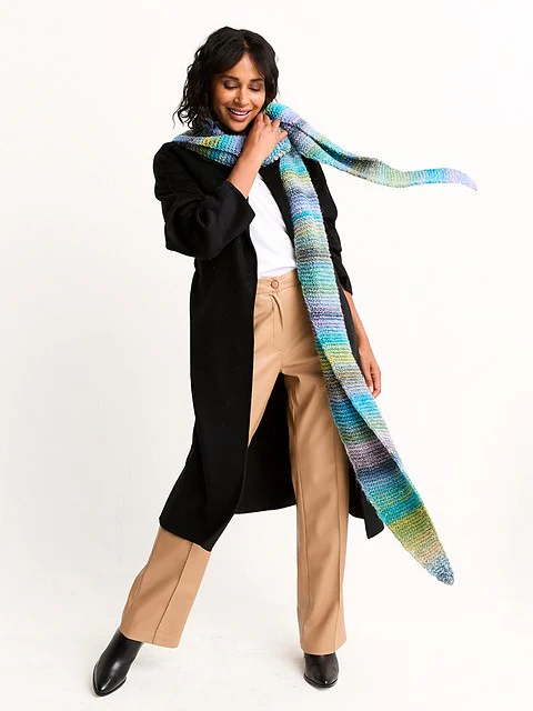 10807 Strata Tie Scarf by Sirdar - Image 3