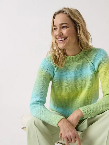 10841 Round the Raglan Sweater by Sirdar