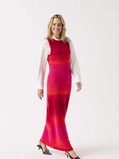 10846 Sleek Sleeveless Maxi Dress by Sirdar