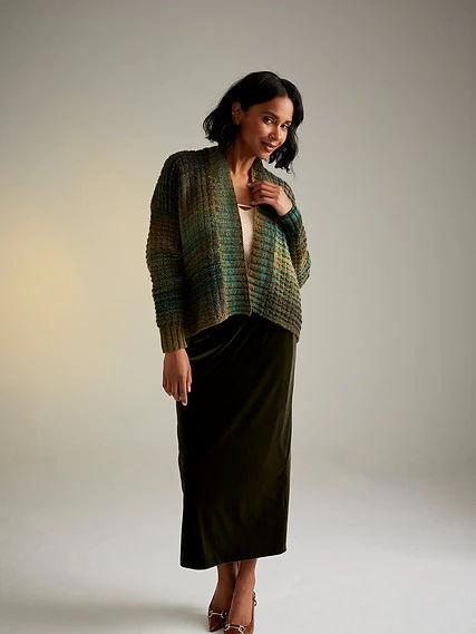 17020 Evergreen Edge to Edge Cardigan by Sirdar - Image 2