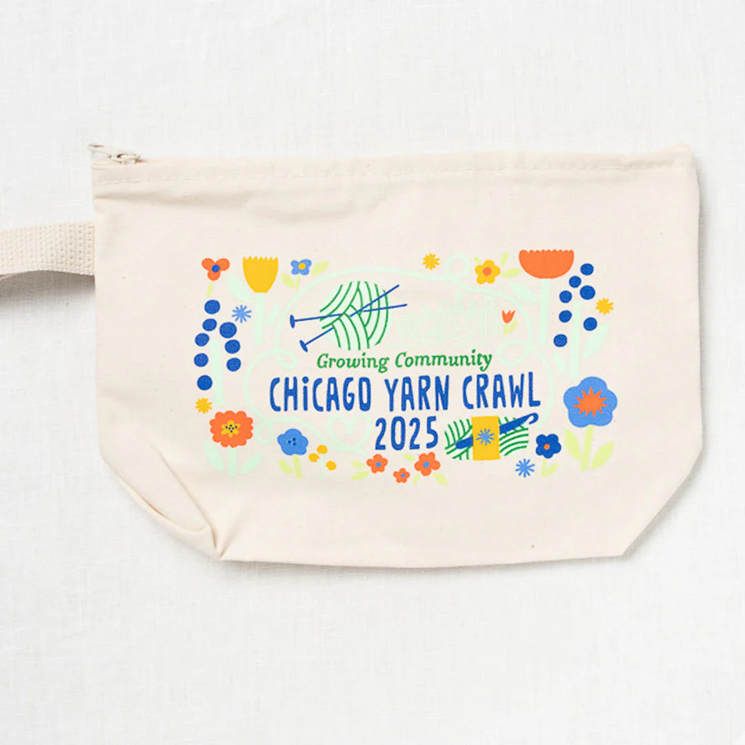 2025 Chicago Yarn Crawl Zip Wristlet - Image 2