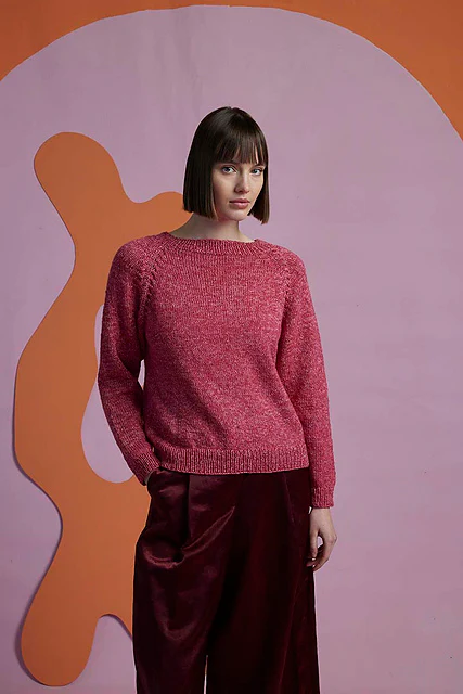 Top Down Sweater Carsta by LANGYARNS SWITZERLAND - Image 2