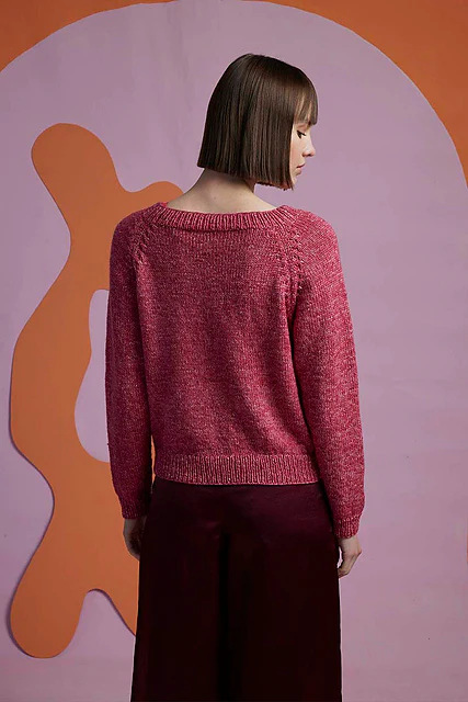 Top Down Sweater Carsta by LANGYARNS SWITZERLAND - Image 4