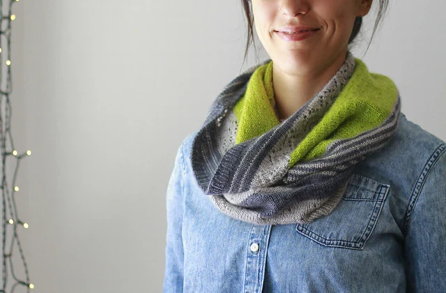 3 Color Cashmere Cowl by Joji Locatelli - Image 2