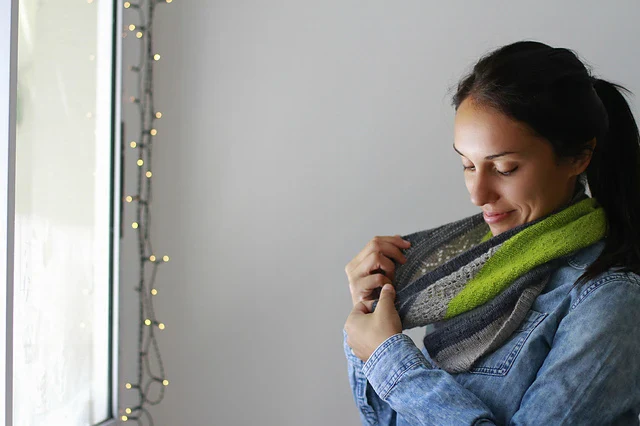 3 Color Cashmere Cowl by Joji Locatelli - Image 3