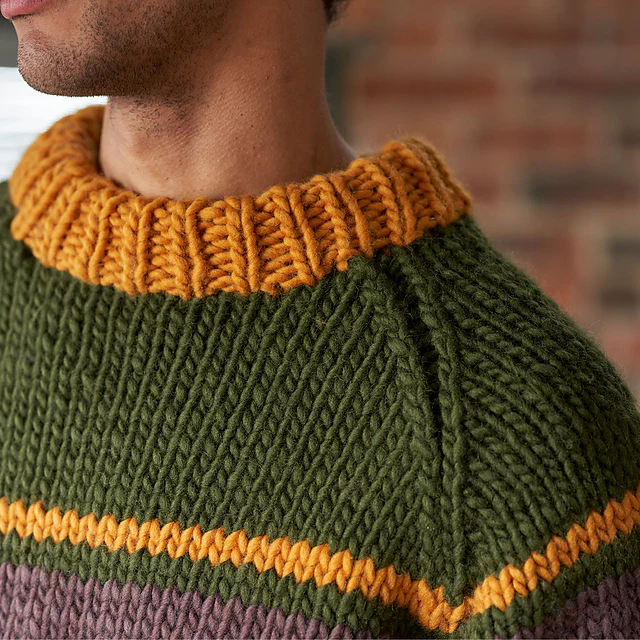Adna Striped Raglan Jumper by Chloe Elizabeth Birch - Image 2