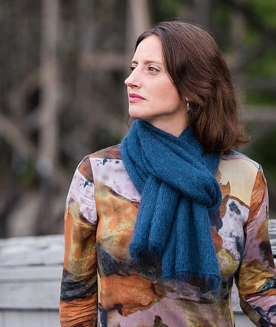 Alexandra's Airplane Scarf by Churchmouse Yarns and Teas - Image 3