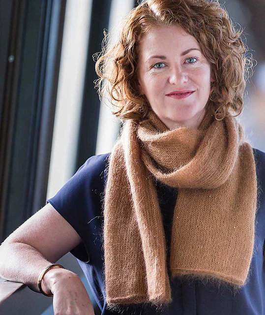 Alexandra's Airplane Scarf by Churchmouse Yarns and Teas - Image 5
