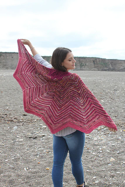 Another Door Opens Shawl by Lena Skvagerson - Image 3