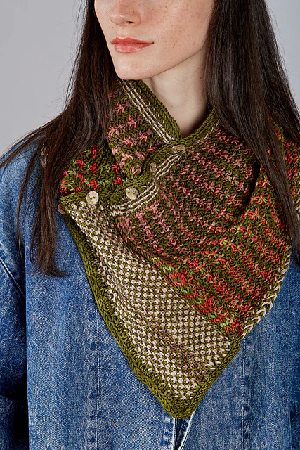 Architrave Cowl + Mitts by Catherine Salter Bayar - Image 2