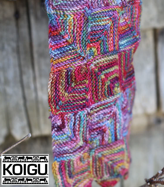 Basic Squares Scarf by Maie Landra - Image 3