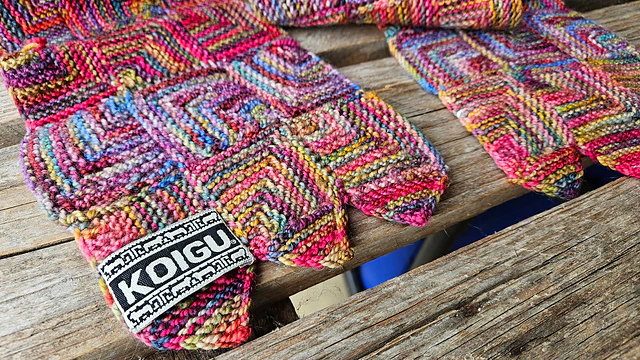 Basic Squares Scarf by Maie Landra - Image 4