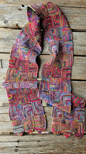 Basic Squares Scarf by Maie Landra - Image 5