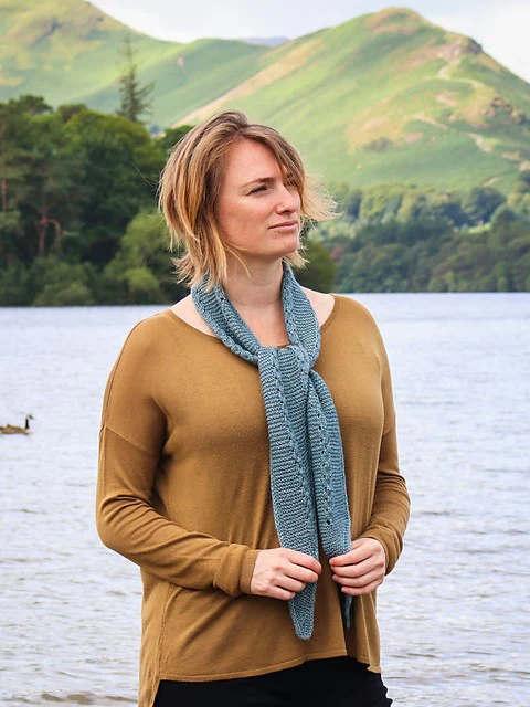 Bassenfell Scarf by The Fibre Co