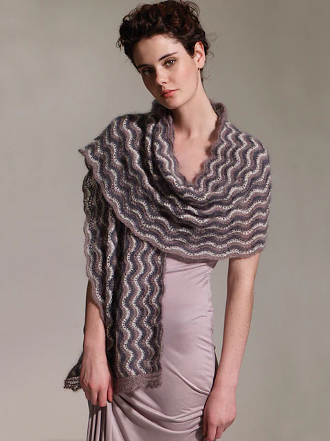 Beaded Kidsilk Haze Scarf by Lisa Richardson - Image 5