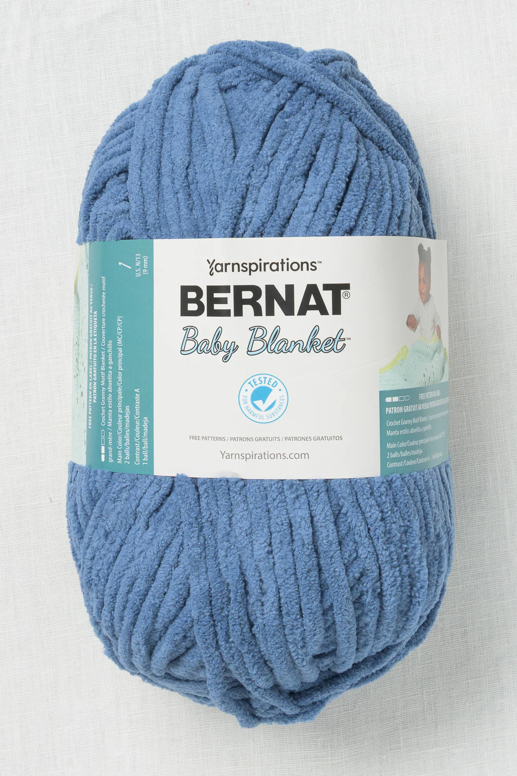 Bernat Baby Blanket Big Ball Baby Denim