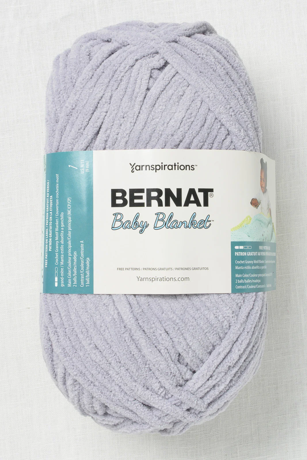 Bernat Baby Blanket Big Ball Mountain Mist