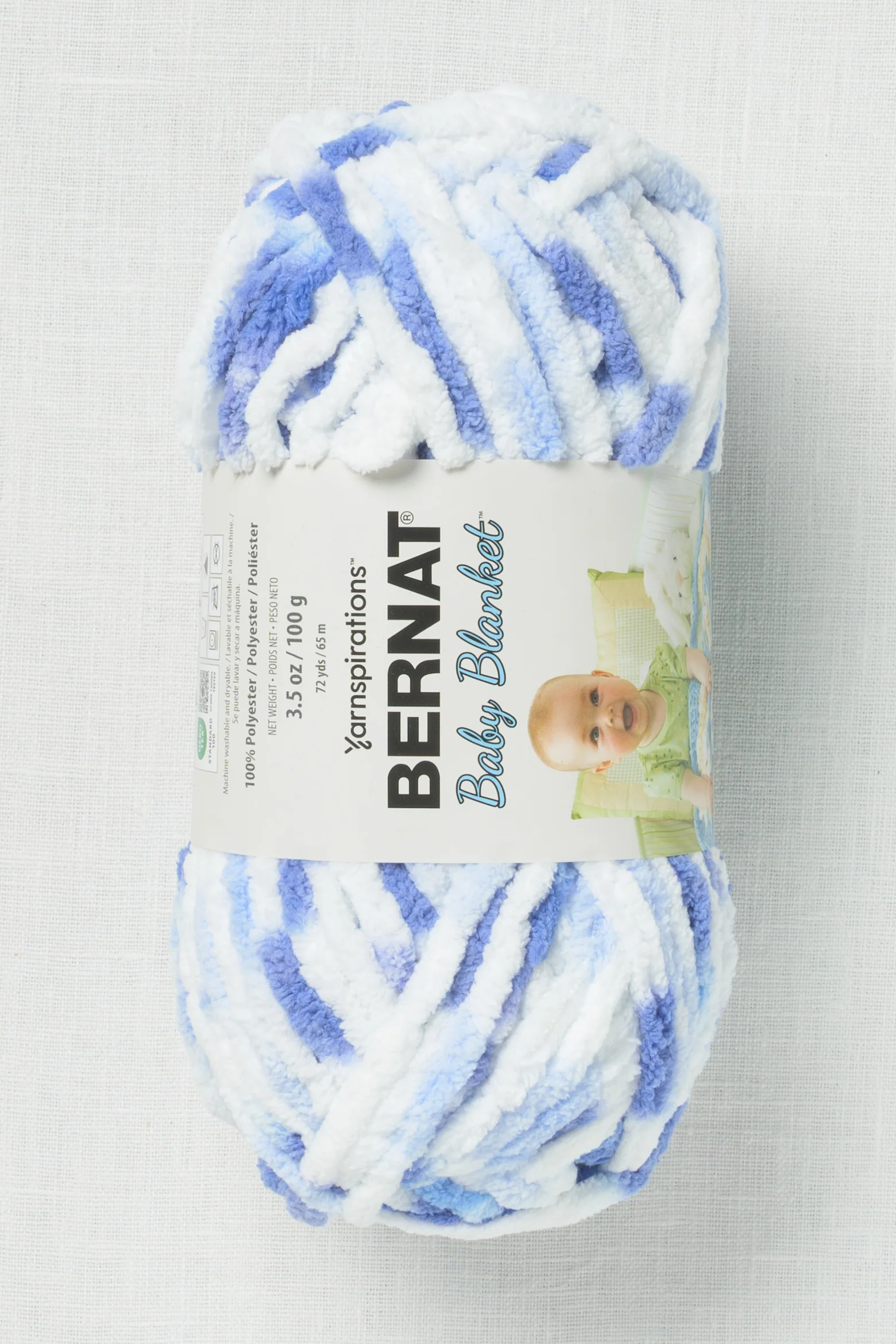 Bernat Baby Blanket Small Ball Little Denim