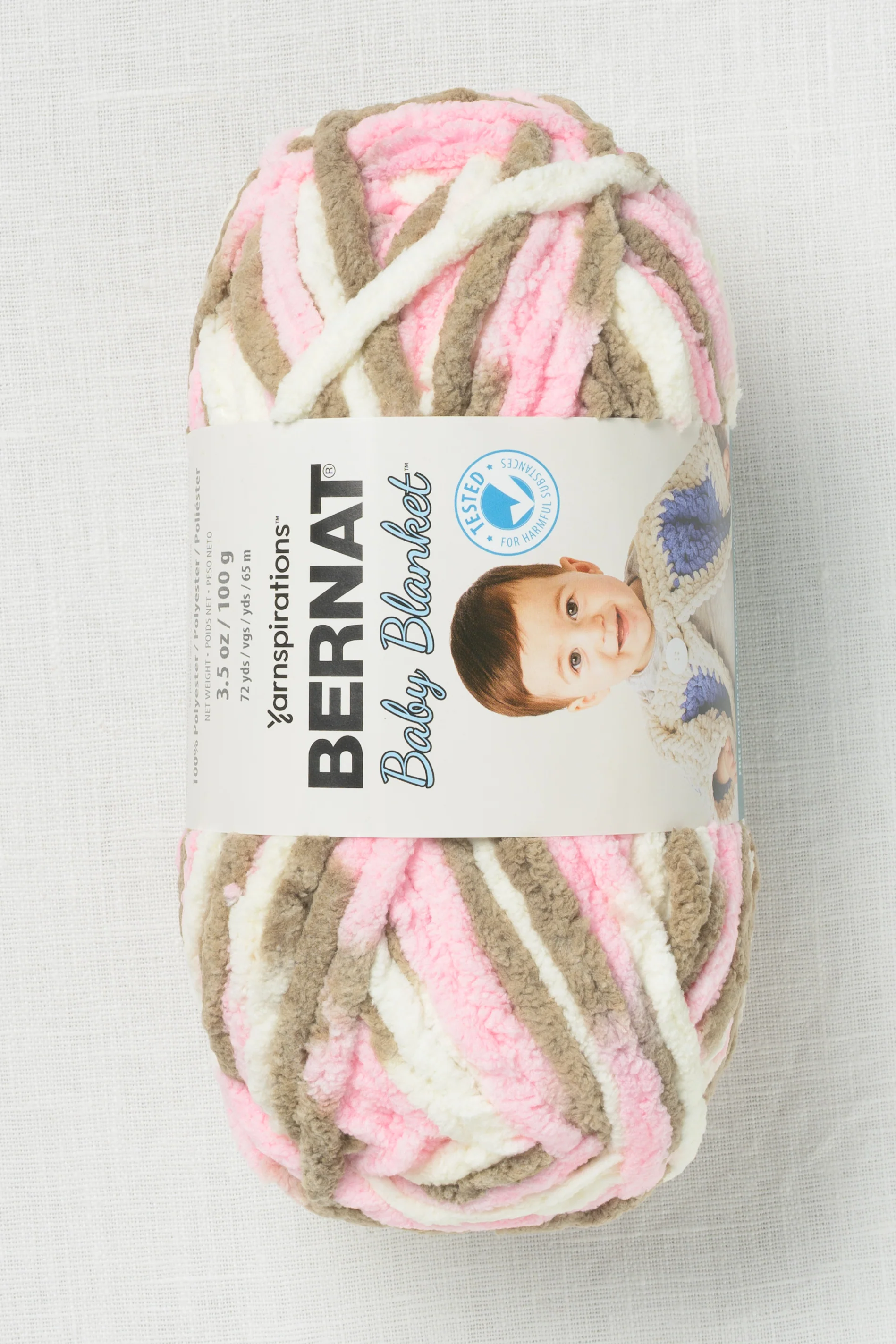 Bernat Baby Blanket Small Ball Little Petunias