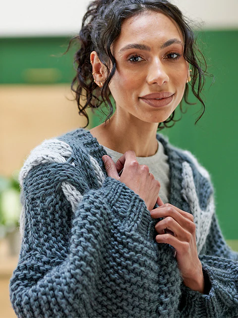 Bohdi Cable Cardigan by Chloe Elizabeth Birch - Image 4