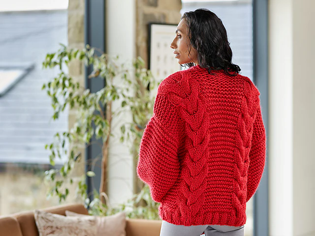 Bohdi Cable Cardigan by Chloe Elizabeth Birch - Image 5