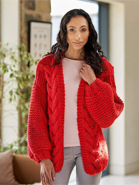 Bohdi Cable Cardigan by Chloe Elizabeth Birch - Image 6