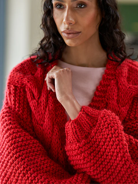 Bohdi Cable Cardigan by Chloe Elizabeth Birch - Image 7