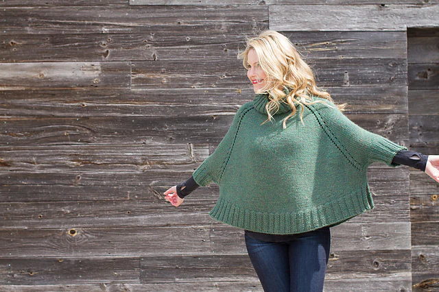 Bonny Raglan Poncho by pamela wynne - Image 4
