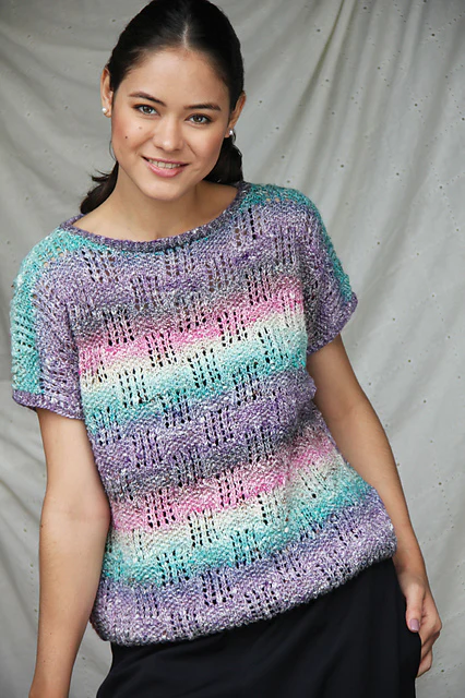 Box Pattern Tee by Noro - Image 2