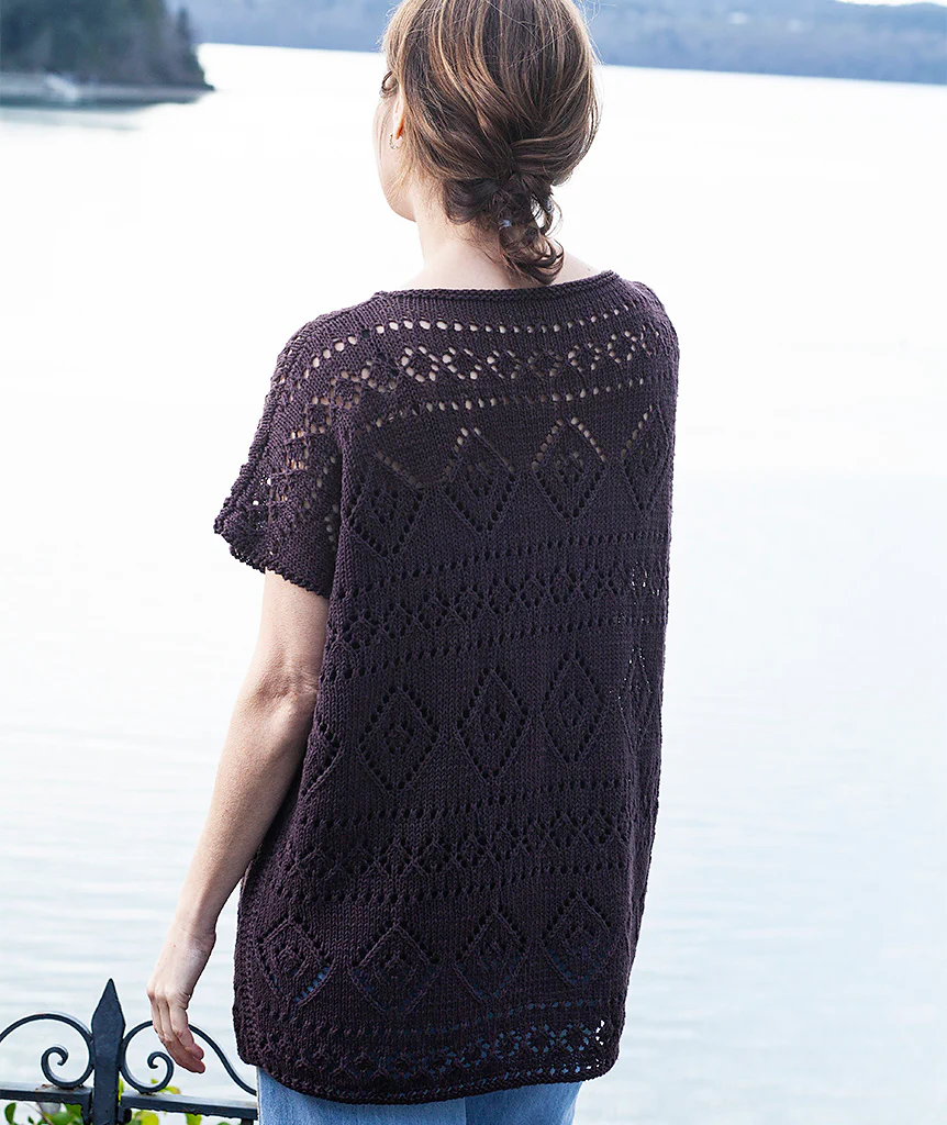 Boxy Lace Tee by Churchmouse Yarns and Teas - Image 6