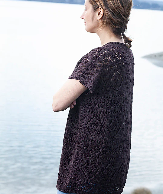 Boxy Lace Tee by Churchmouse Yarns and Teas - Image 9
