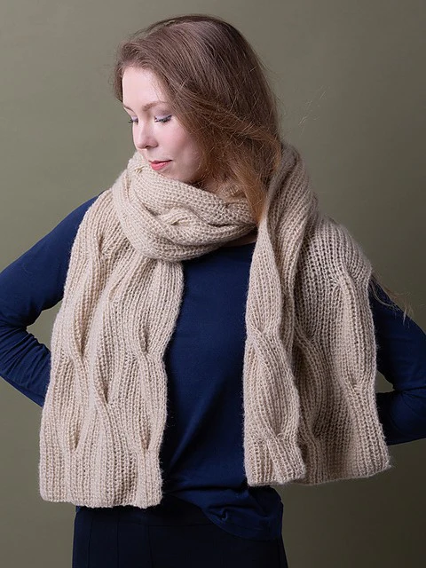 Braided Waves Scarf by Pascuali Designs