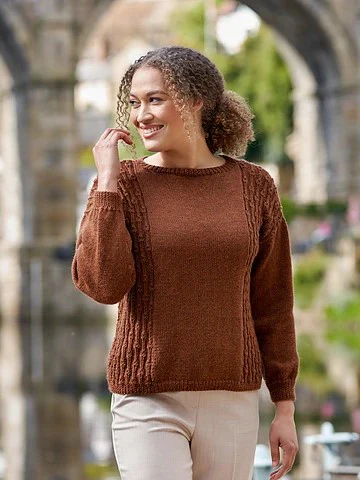 Braidley Cob Stitch Jumper by Sarah Hatton
