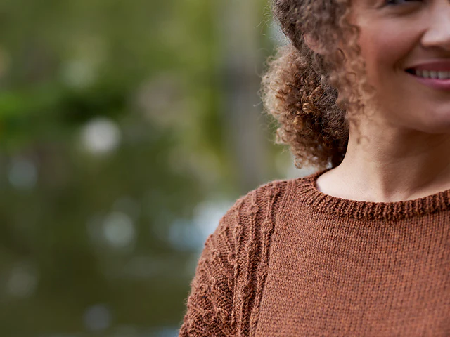 Braidley Cob Stitch Jumper by Sarah Hatton - Image 2