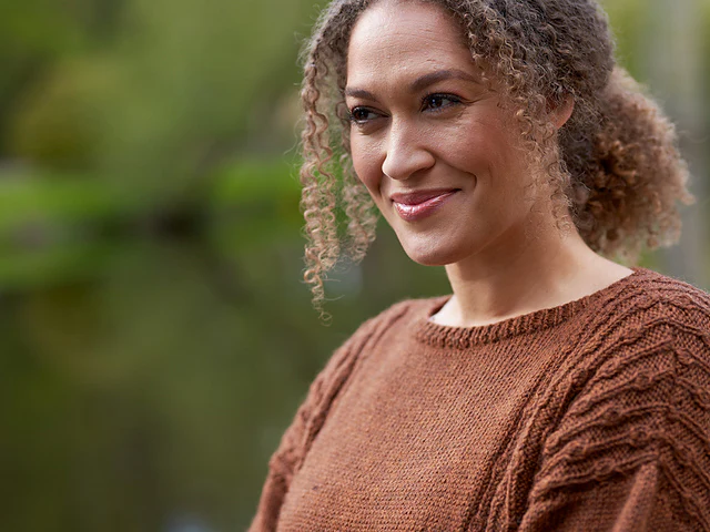 Braidley Cob Stitch Jumper by Sarah Hatton - Image 3