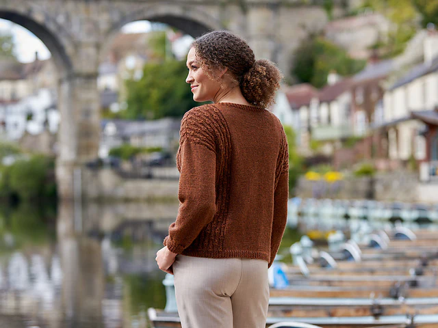 Braidley Cob Stitch Jumper by Sarah Hatton - Image 4
