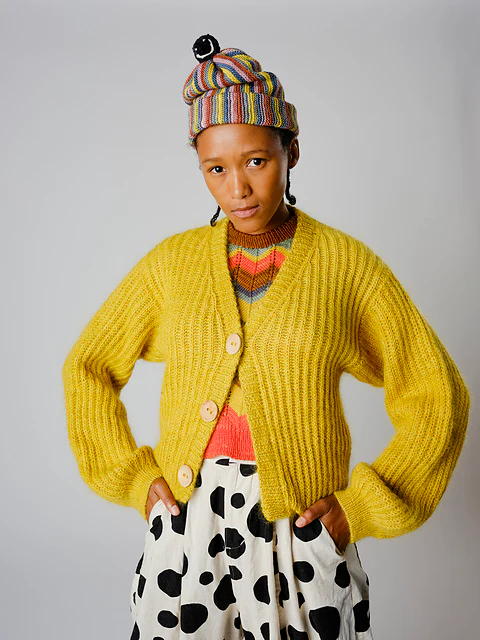 Brioche Bubble Cardigan by Lindsay Degen - Image 3
