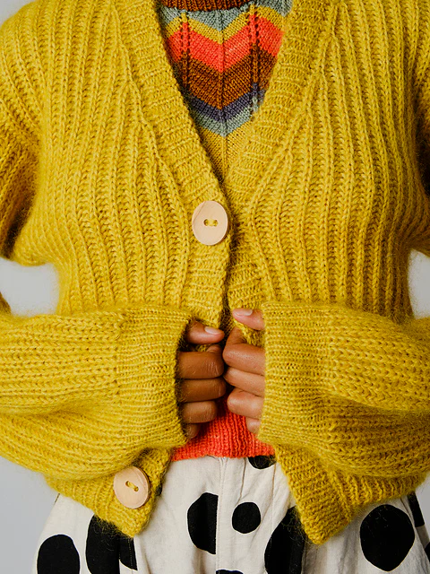 Brioche Bubble Cardigan by Lindsay Degen - Image 5