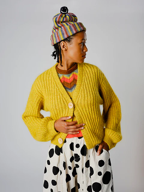 Brioche Bubble Cardigan by Lindsay Degen - Image 6