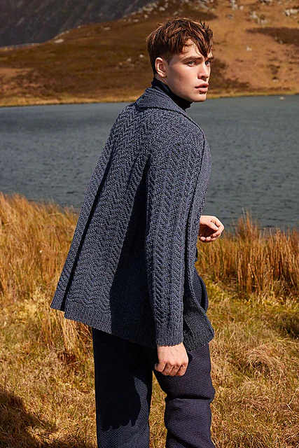 Callahan Men’s cardigan by LANGYARNS SWITZERLAND - Image 2