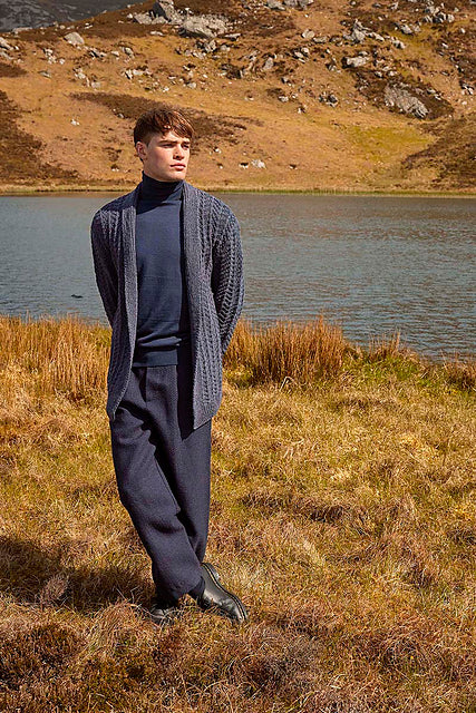 Callahan Men’s cardigan by LANGYARNS SWITZERLAND - Image 3