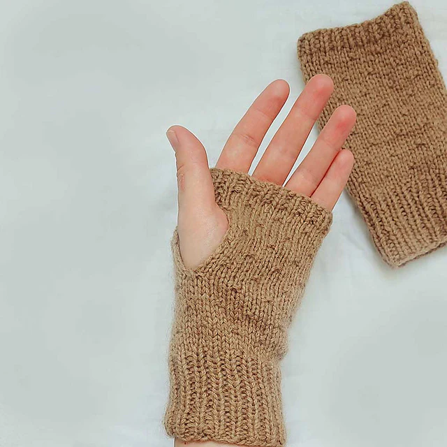 Camelove Wrist Warmers by Pascuali Designs - Image 2