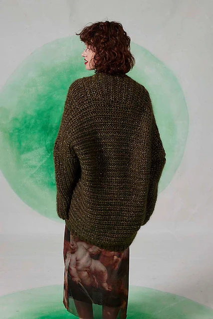 Cardigan Daphne by LANGYARNS SWITZERLAND - Image 4