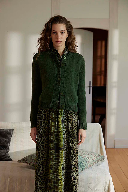 Cardigan Jelena by LANGYARNS SWITZERLAND - Image 3