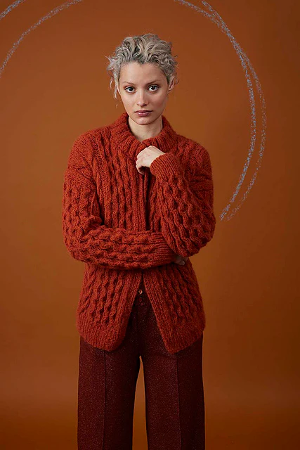 Cardigan Margaret by LANGYARNS SWITZERLAND - Image 2
