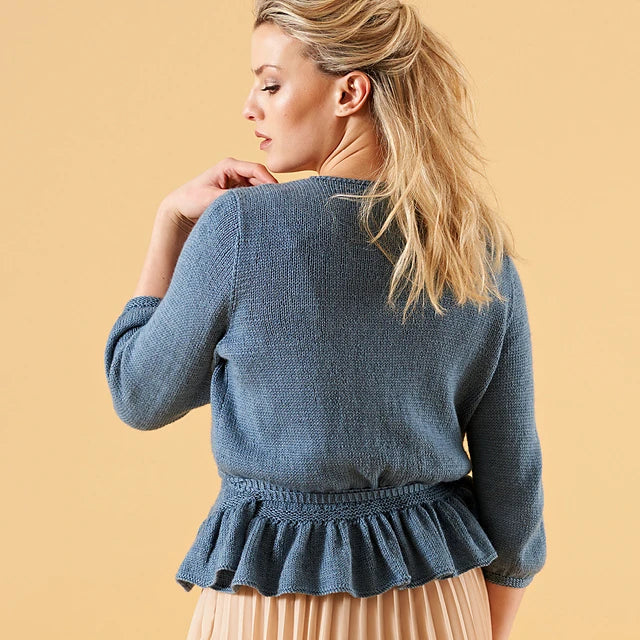 Charlotte Ruffle Wrap Top by Chloe Birch - Image 4