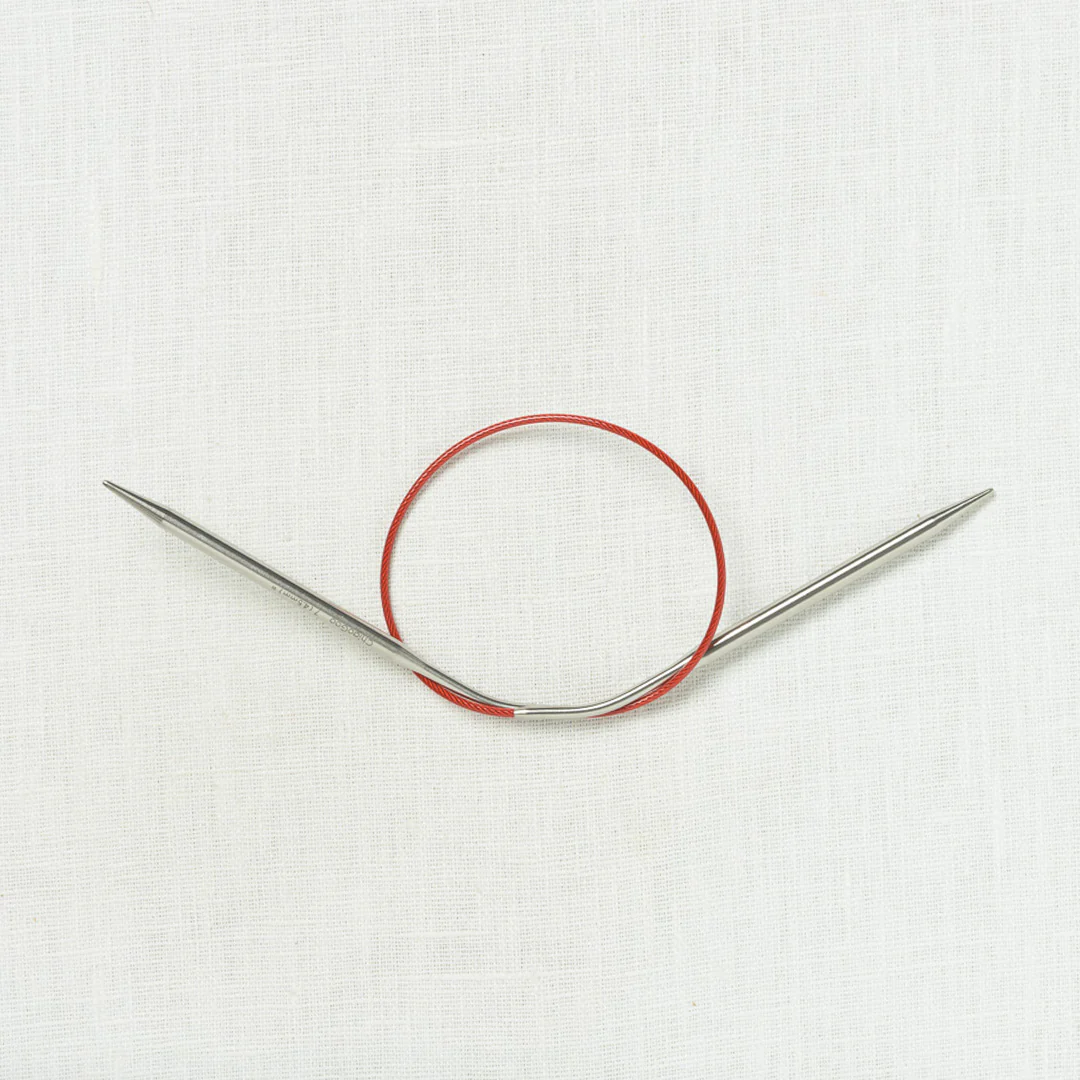 ChiaoGoo Red Stainless Steel Fixed Circular 16"