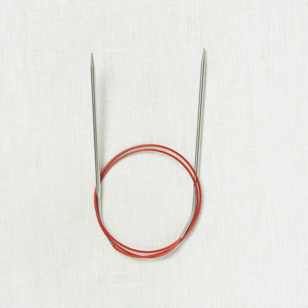 ChiaoGoo Red Stainless Steel Fixed Circular 32"